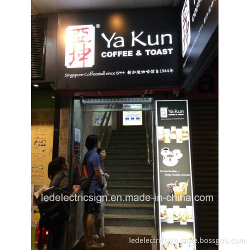 Frameless Waterproof LED Picture Frame for Store Front Menu Board